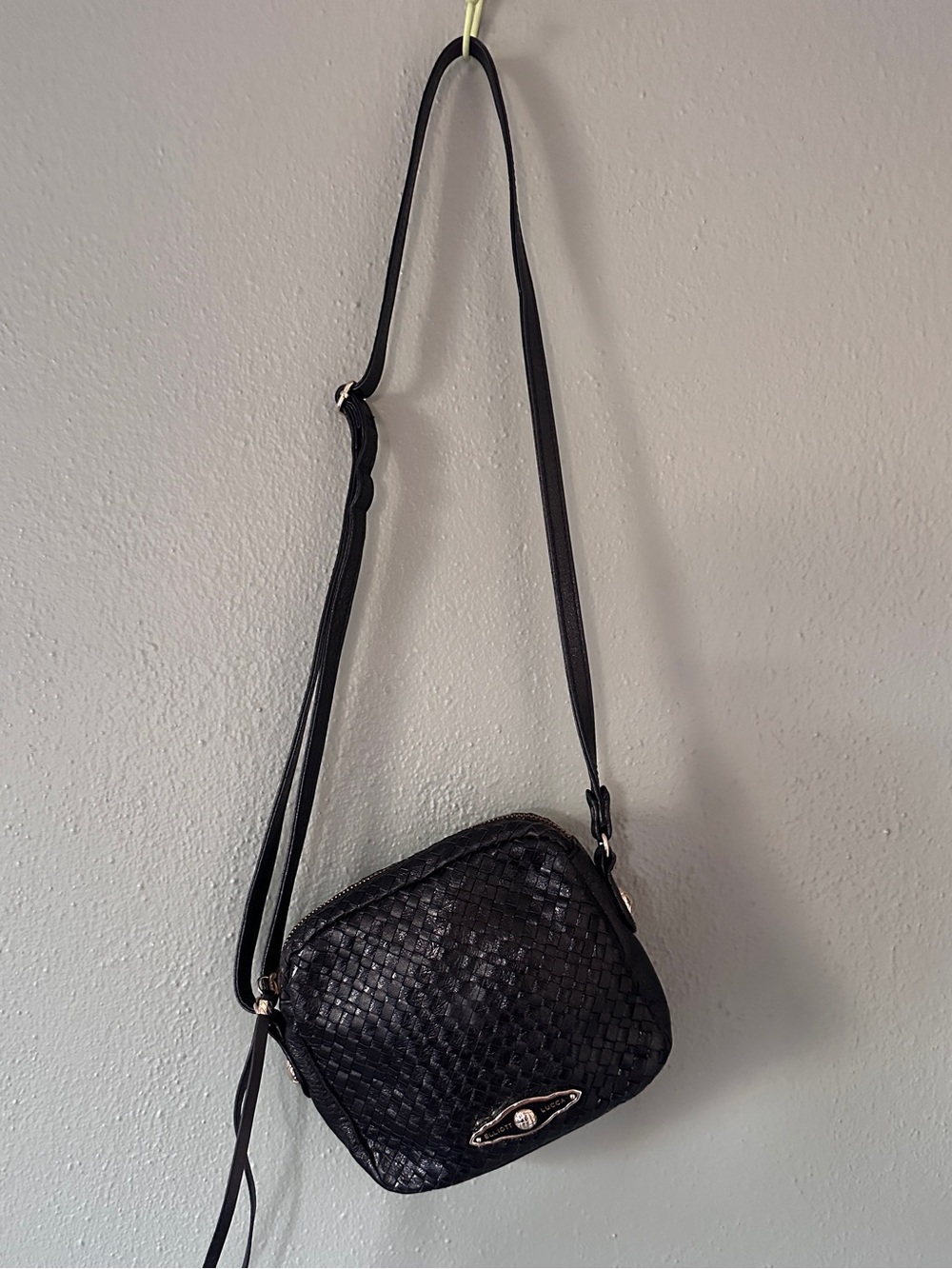 ELLIOTT LUCA Woven Leather Mini Crossbody Bag - Picture 12 of 13